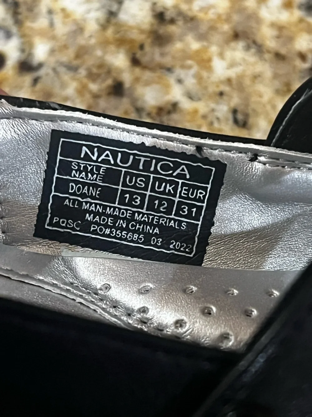 New - Nautica Girls Black Mary Jane Dress Shoes